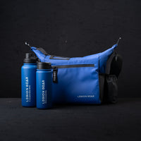 Small Insulated Cooler Bag & Bottle Bundle - Blue