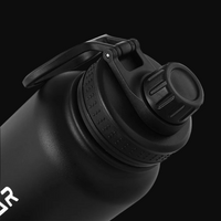 Small Insulated Cooler Bag & Bottle Bundle - Black