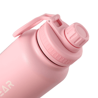Small Insulated Cooler Bag & Bottle Bundle - Pink