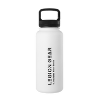 Small Insulated Cooler Bag & Bottle Bundle - White