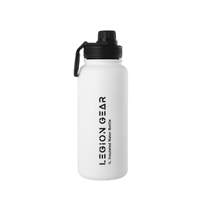 Legion Gear 1000ml Vacuum Insulated Bottle - White